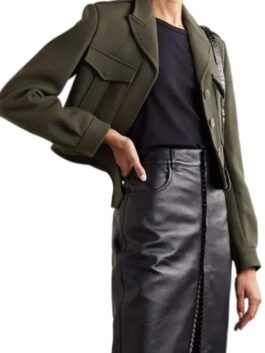 The Flight Attendant Ani Mouradian Green Jacket