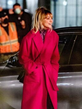 Cassie Bowden The Flight Attendant S02 Pink Coat