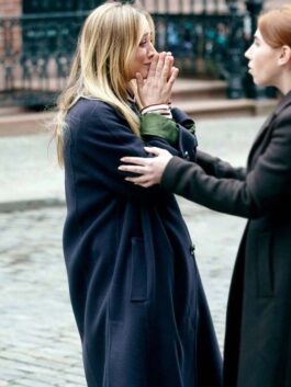 Cassie Bowden The Flight Attendant Black Coat