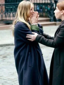 Cassie Bowden The Flight Attendant Black Coat