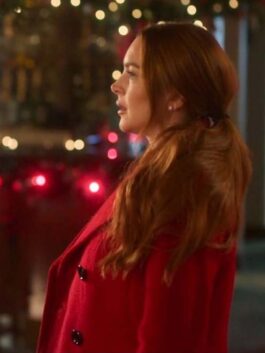 Falling for Christmas Sierra Belmont Red Coat