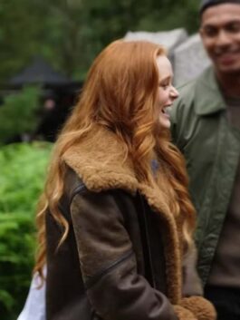 Fate The Winx Saga S02 Bloom Peters Shearling Jacket