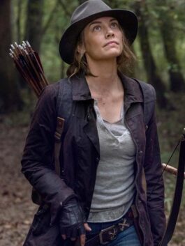 The Walking Dead Maggie Rhee Brown Coat