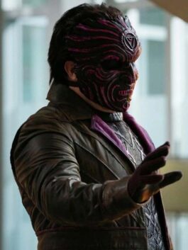 The Flash Ennis Esmer Leather Coat