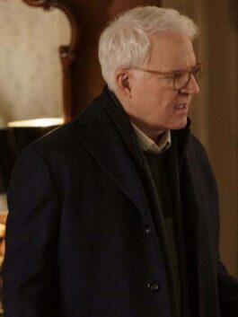 Only Murders In the Building S02 Steve Martin Black Trench Coat