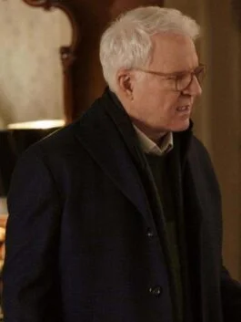 Only Murders In the Building S02 Steve Martin Black Trench Coat