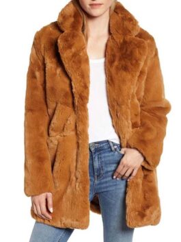 The Equalizer Liza Lapira Vegan Fur Coat