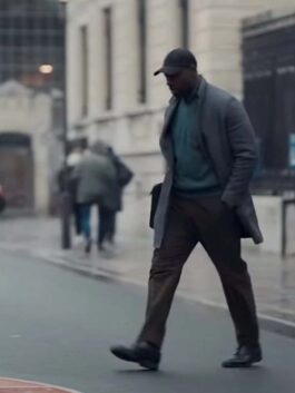 Omar Sy Arsene Lupin Grey Coat