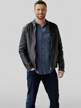 The Wedding Cottage 2023 Brendan Penny Leather Jacket
