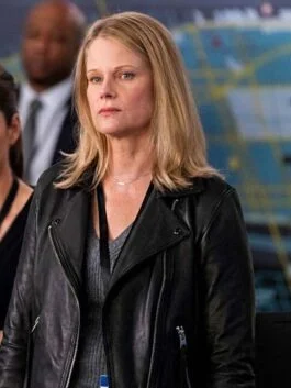FBI S05 Joelle Carter Black Leather Jacket