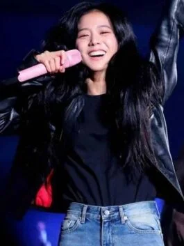 Blackpink Concert Kim Jisoo Leather Jacket