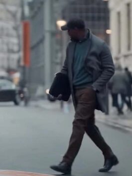 Omar Sy Arsene Lupin Grey Coat