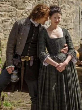 Outlander Ladies Jamie Fraser Leather Jacket
