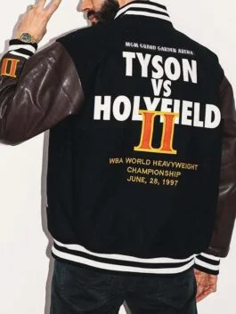 Headgear Tyson Vs Holyfield Varsity Jacket