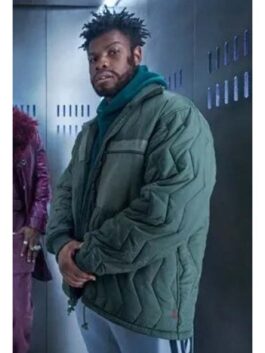They Cloned Tyrone Fontaine Green Jacket