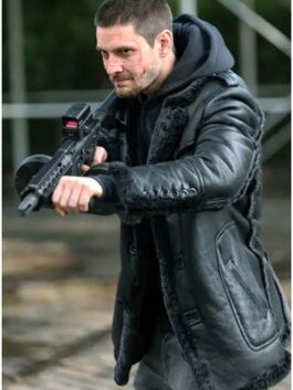 The Punisher 2 Billy Russo Shearling Leather Jacket