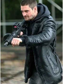 The Punisher 2 Billy Russo Shearling Leather Jacket
