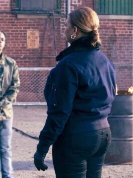 The Equalizer Queen Latifah Fur Collar Jacket