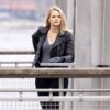 FBI S05 Joelle Carter Black Leather Jacket