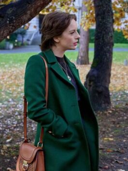 The Wedding Veil Inspiration 2023 Kacey Rohl Green Coat