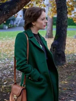 The Wedding Veil Inspiration 2023 Kacey Rohl Green Coat