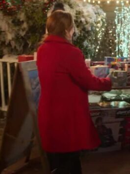 Falling for Christmas Sierra Belmont Red Coat