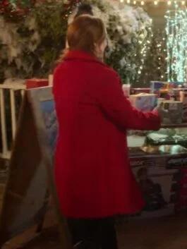 Falling for Christmas Sierra Belmont Red Coat