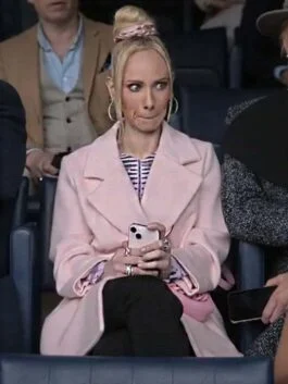 Ted Lasso S03 Juno Temple Pink Coat