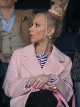 Ted Lasso S03 Juno Temple Pink Coat