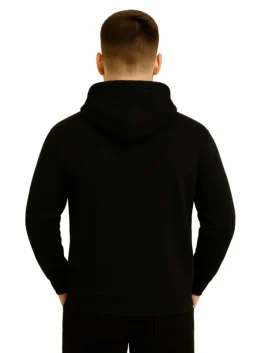 Backwoods Rick and Morty Black Hoodie (Back)