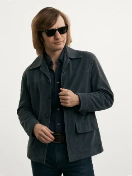 Daisy Jones & The Six Eddie Roundtree Gray Jacket