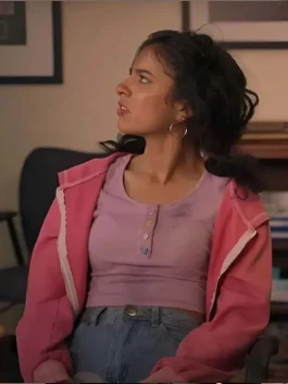 Freeridge Ines Pink Hoodie back