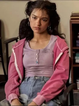 Freeridge Ines Pink Hoodie front