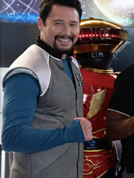 Johnny Yong Bosch Mighty Morphin Power Rangers Once & Always Adam Park Gray Vest
