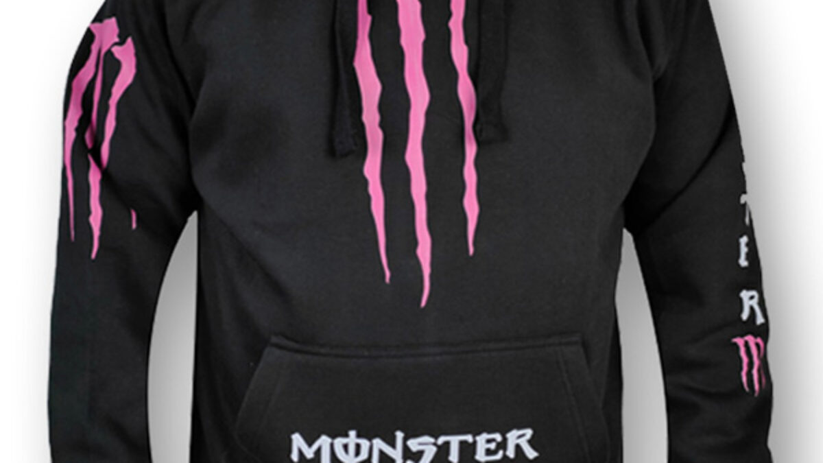 Sweatshirt Pullis Pink Pulli Monster Monster Energy Logo Hoodie