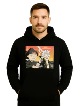 Rick and Morty Pullover Hoodie