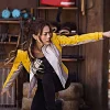 Ride On 2023 Joey Yung Yellow Leather Jacket