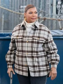 The Equalizer S03 Queen Latifah Checked Jacket