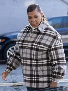 The Equalizer S03 Queen Latifah Checked Jacket side