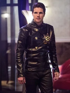 The Flash Deathstorm Black Leather Jacket