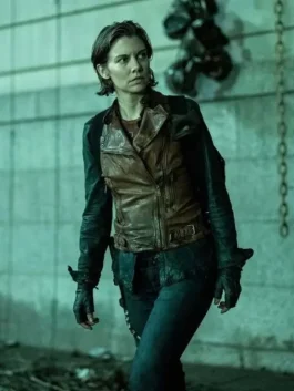 The Walking Dead City Maggie Rhee Leather Vest