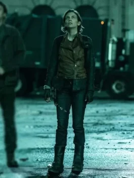 The Walking Dead City Maggie Rhee Leather Vest