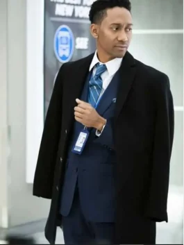 the-flight-attendant-shane-evans-black-coat