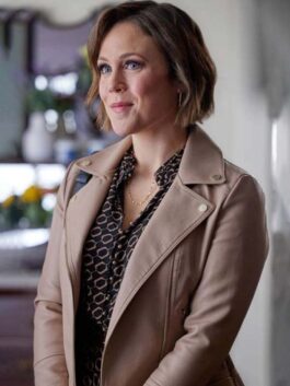 The Wedding Cottage 2023 Vanessa Doyle Leather Jacket