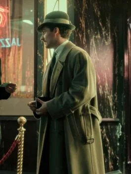 Thomas Wayne Pennyworth Green Trench Coat