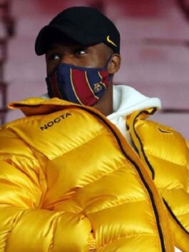 Ansu Fati Yellow Puffer Jacket