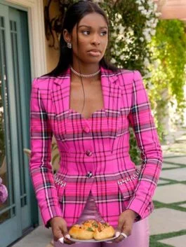 Bel-Air Hilary Banks Pink Blazer