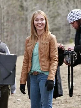 Amy Fleming Heartland Brown Jacket