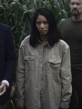 Escape The Field Elena Juatco Beige Jacket