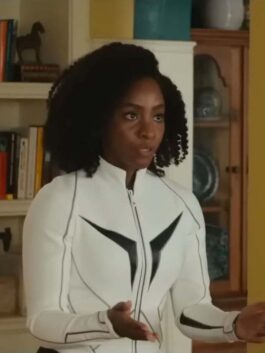 The Marvels Monica Rambeau White Jacket